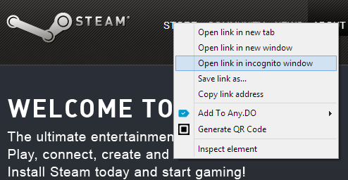 Opening in a new window will provide a referrer, but not opening in incognito mode